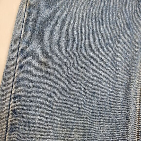 VINTAGE Levi's 505 straight leg medium wash unisex denim jeans 30x30 - Picture 8 of 14